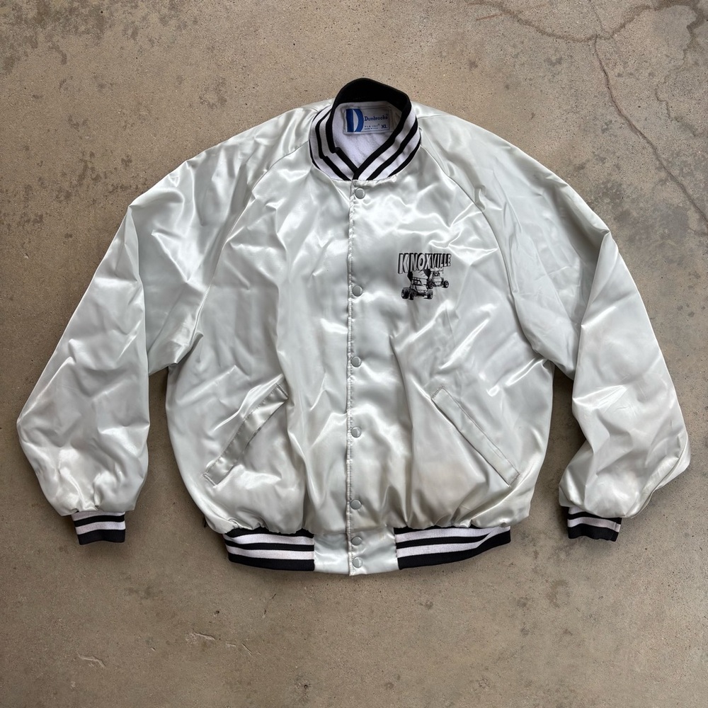 Vintage Dunbrooke Pla-Jac Jacket Knoxville Dirt Track Racing Men's XL Made in US